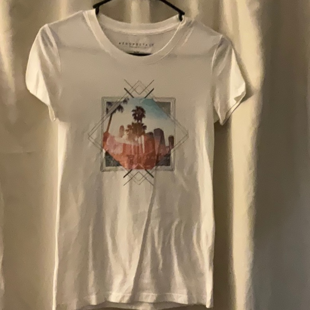 Aeropostale Palm Tree Print T-shirt